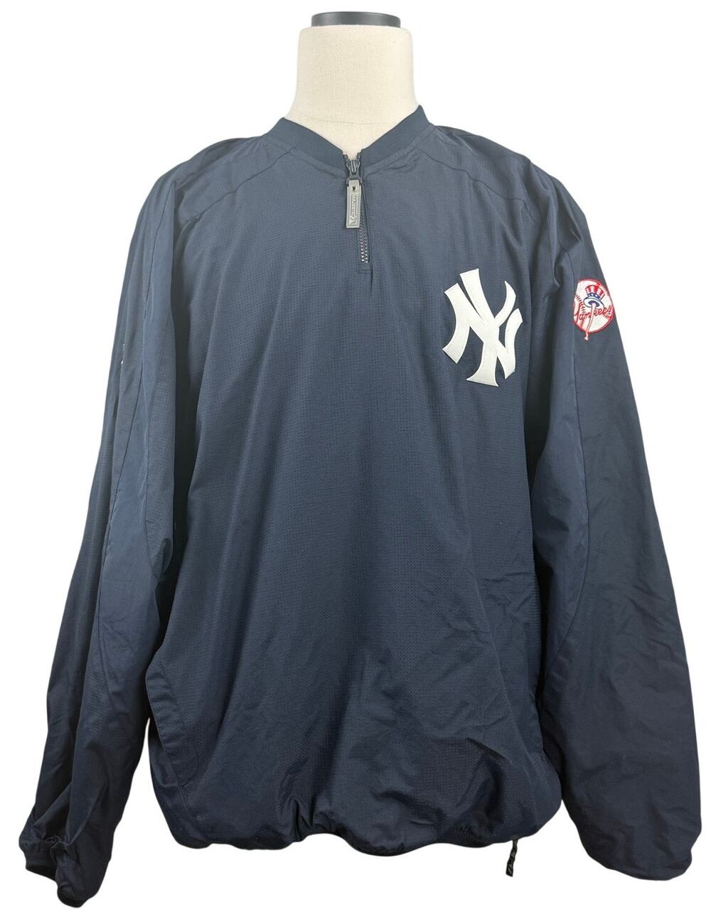 Majestic New York Yankees Authentic Collection Quarter Zip Pullover XL